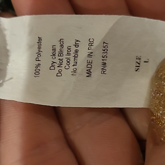 Nyla & Noelle Floral Brocade Party Skirt L - Picture 6 of 6